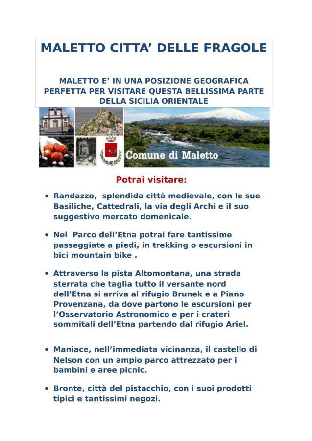 Appartamento Turistico Maletto 外观 照片